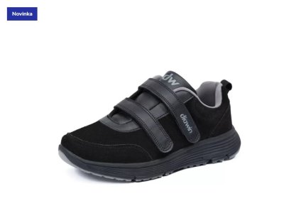 Zdravotní obuv dw Comfort Leather - Piano Black