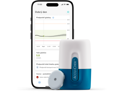 Senzor Accu-Chek SmartGuide pro měření cukru v krvi