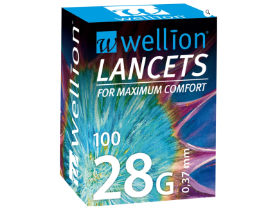 Lancety Wellion 28G 100ks