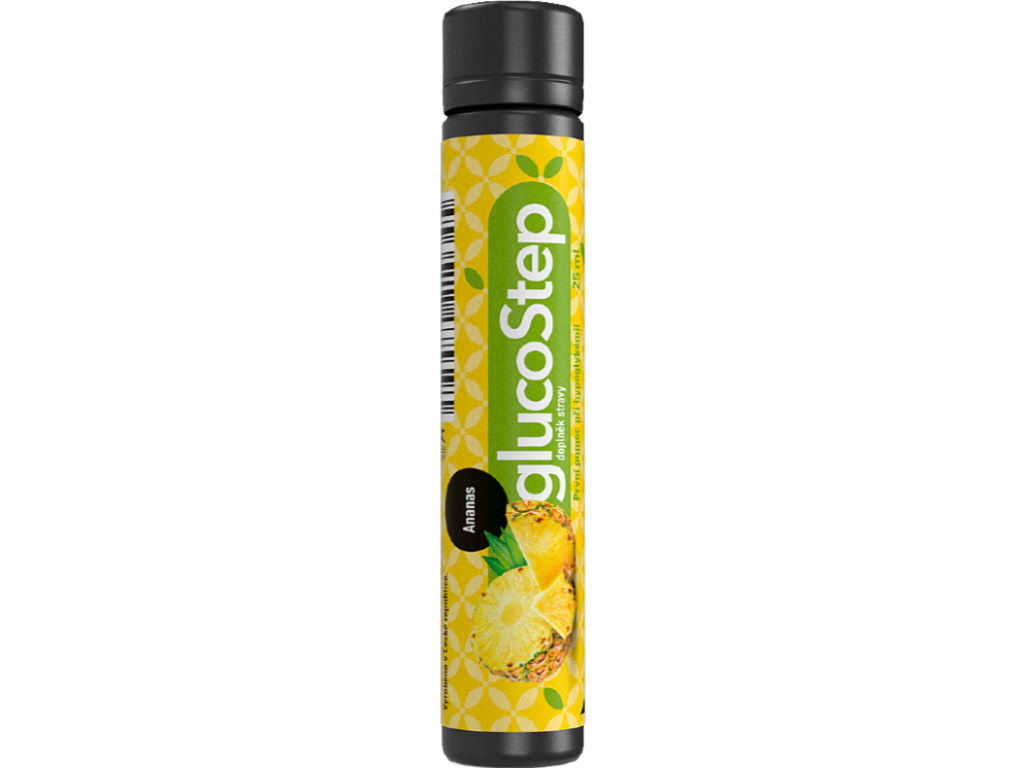 GlucoStep 25ml - Ananas - první pomoc při hypoglykemii