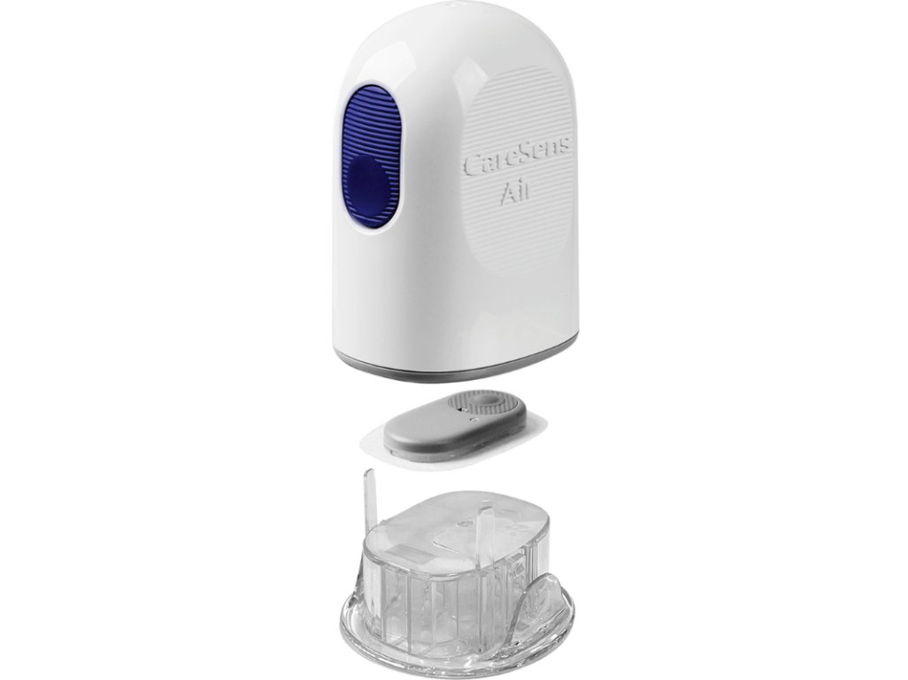 Senzor CareSens Air pro kontinuální měření glykémie, i-sens