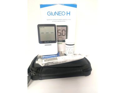 Gukometr GluNEO H Systém ke stanovení hladiny glukózy v krvi
